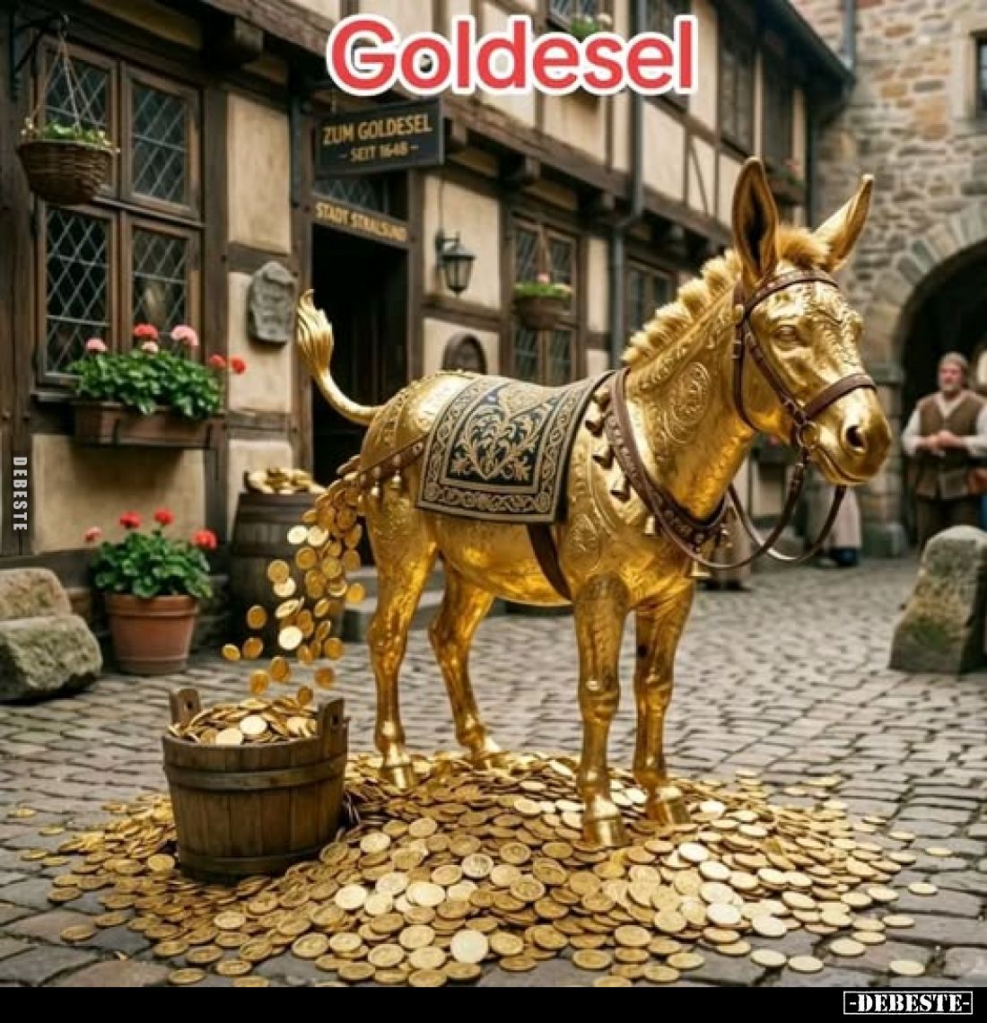 Goldesel.