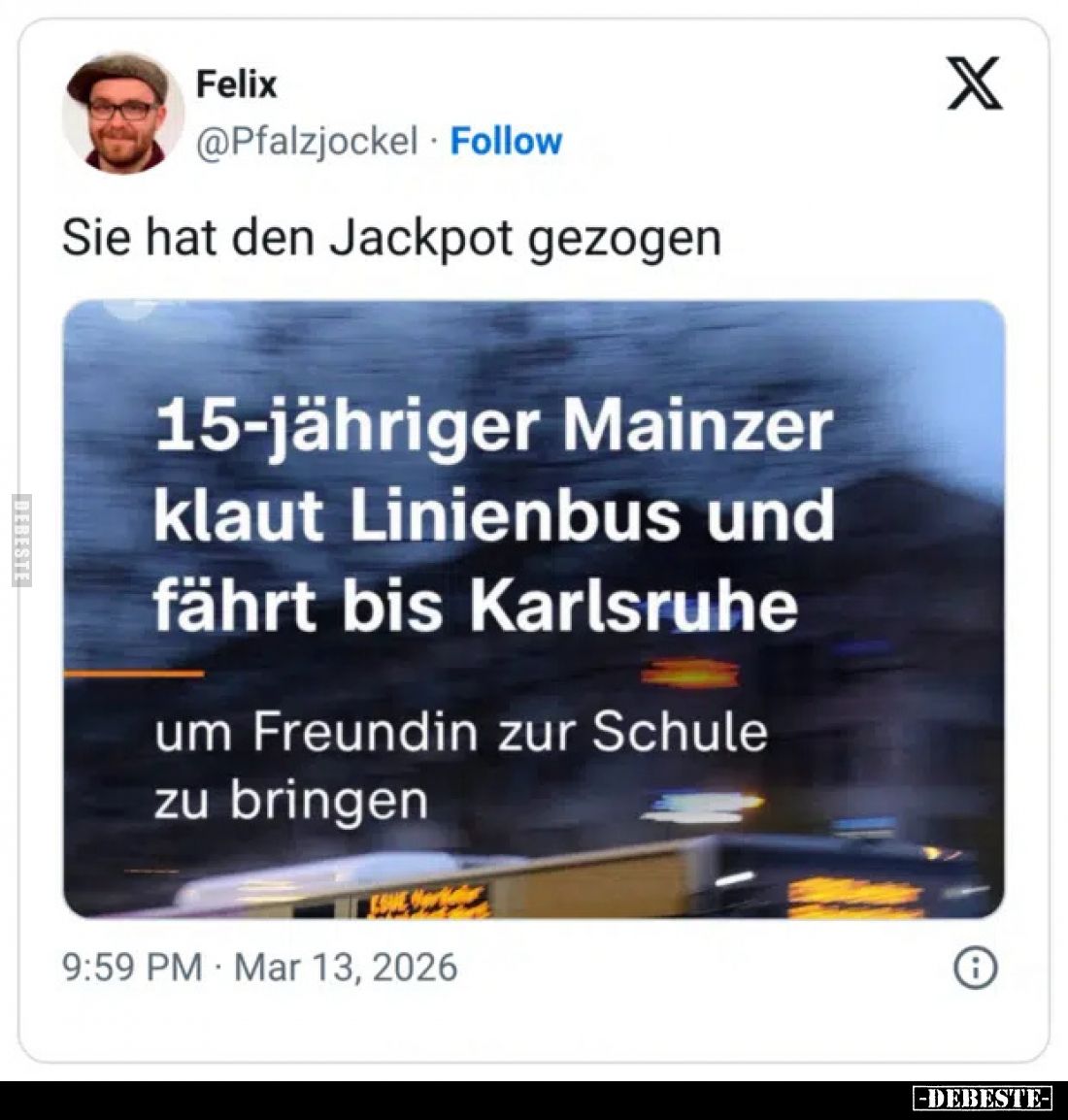 Sie hat den Jackpot gezogen