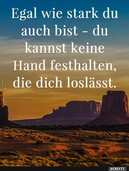 Egal wie stark du auch bist - du kannst keine Hand festhalten.. - Lustige Bilder | DEBESTE.de