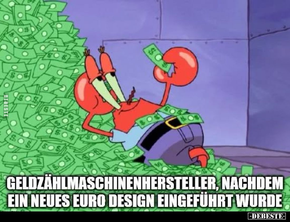 Geldzählmaschinenhersteller, nachdem ein neues Euro Design eingeführt wurde.