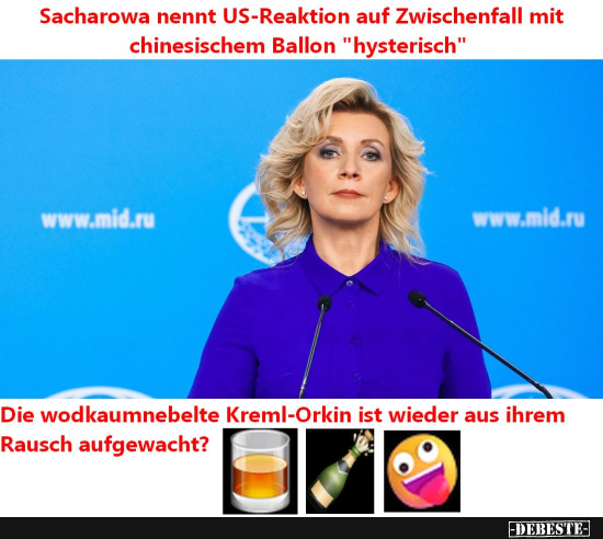 Putin und die Wodkatante des Außenministerium - Lustige Bilder | DEBESTE.de