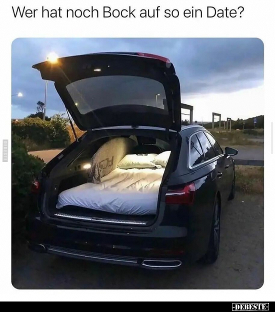 Wer hat noch Bock auf so ein Date?