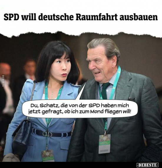 Du, Schatz, die von der SPD haben mich jetzt gefragt.. - Lustige Bilder | DEBESTE.de