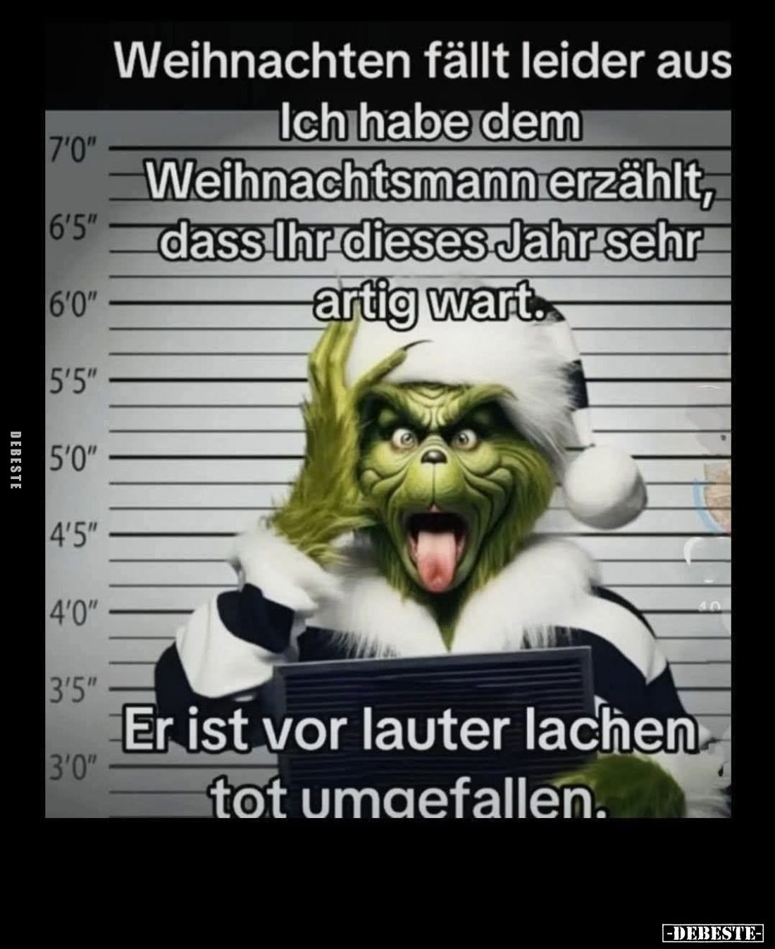Weihnachten fällt leider aus. Ich habe dem Weihnachtsmann.. - Lustige Bilder | DEBESTE.de