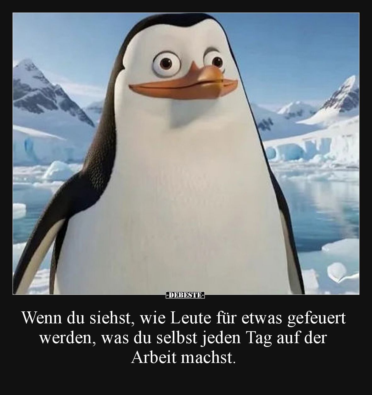 Wenn du siehst, wie Leute für etwas gefeuert werden, was du selbst jeden Tag auf der Arbeit machst.