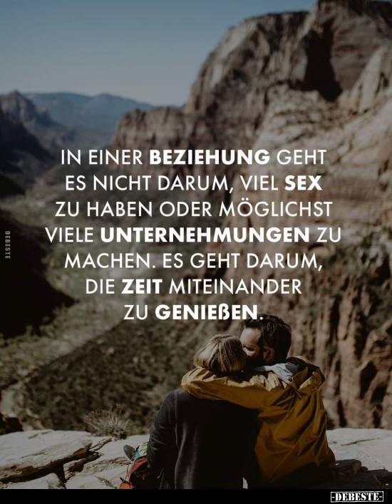 In einer Beziehung geht es nicht darum, viel S*ex zu haben.. - Lustige Bilder | DEBESTE.de