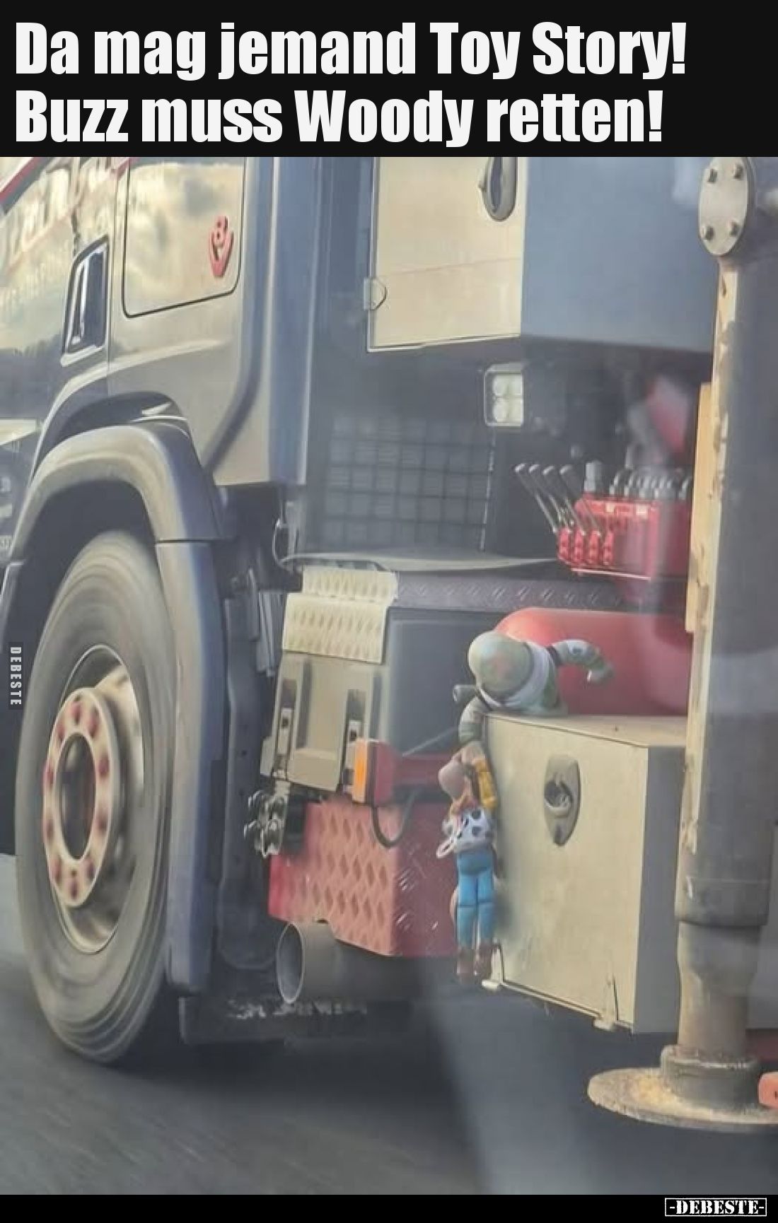 Da mag jemand Toy Story!! Buzz muss Woody retten.