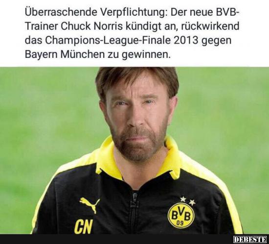 Überraschende Verpflichtung: Der neue BVB-Trainer.. - Lustige Bilder | DEBESTE.de
