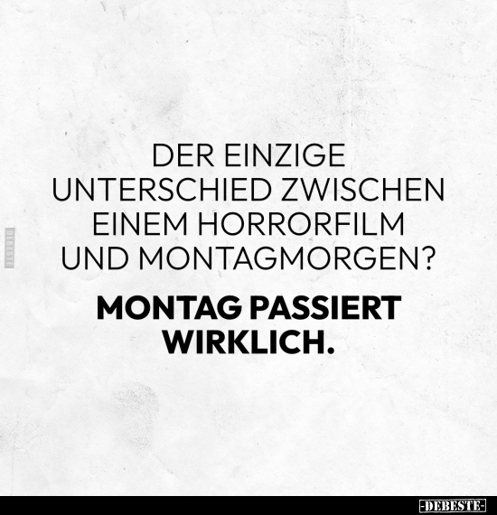 Lustige Bilder zum Thema: Montag