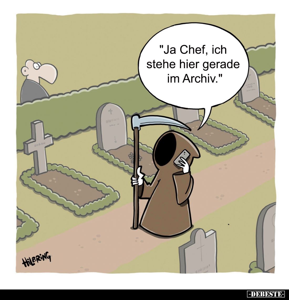 "Ja Chef ich stehe hier gerade im Archiv.".. - Lustige Bilder | DEBESTE.de