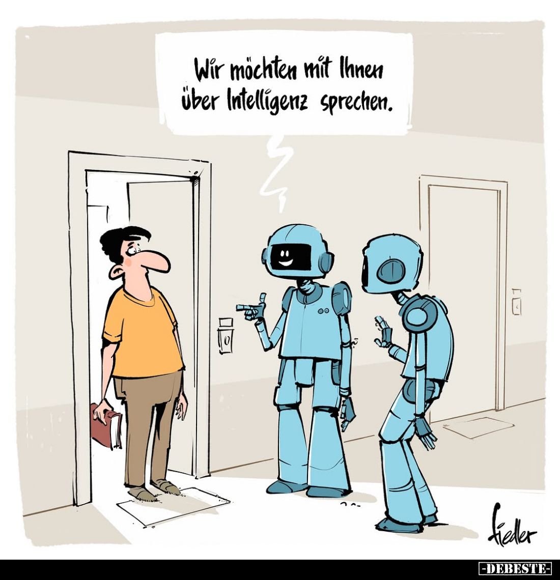 Wir möchten mit Ihnen über Intelligenz sprechen.