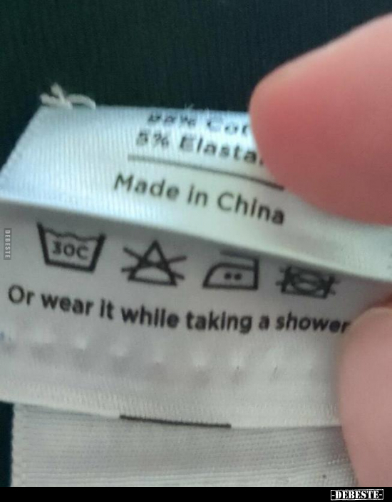 Or wear it while taking a shower