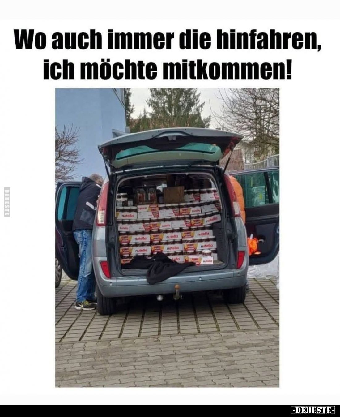 Wo auch immer die hinfahren, ich möchte mitkommen!