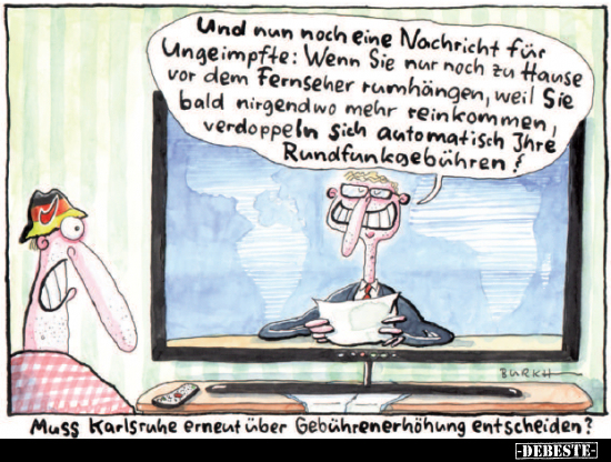 Und nun noch eine Nachricht für Ungeimpfte: Wenn Sie nur.. - Lustige Bilder | DEBESTE.de