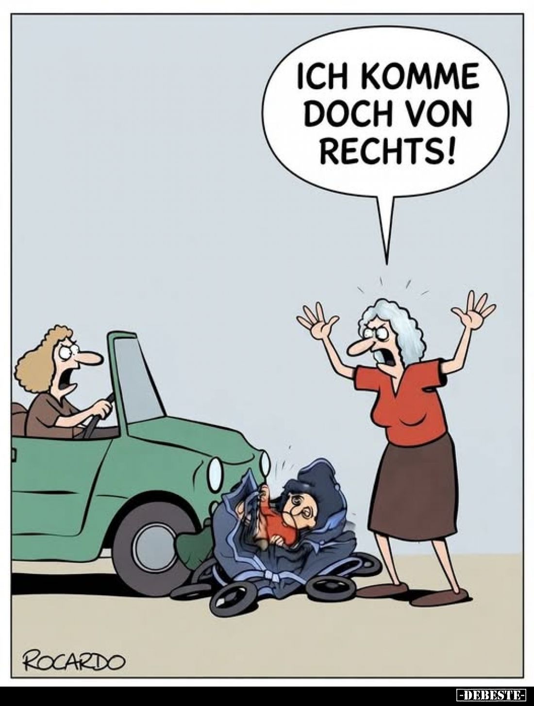 Ich komme doch von rechts!