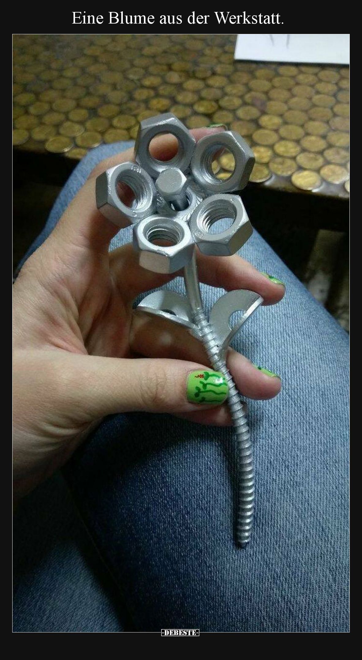Eine Blume aus der Werkstatt... - Lustige Bilder | DEBESTE.de