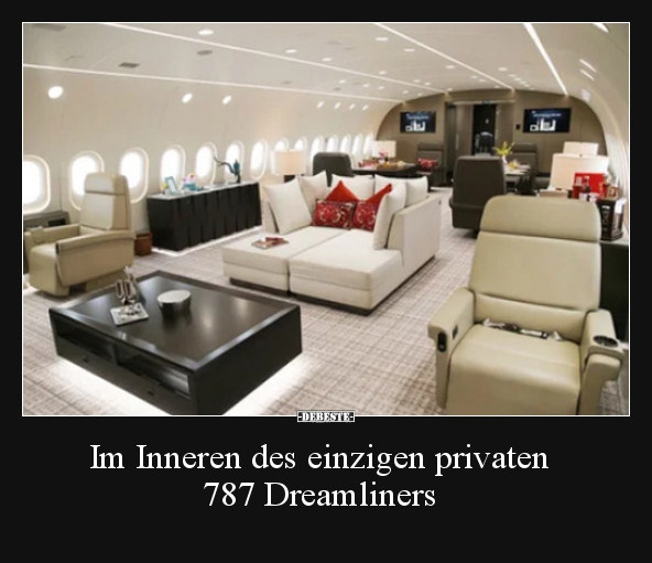 Im Inneren des einzigen privaten 787 Dreamliners..