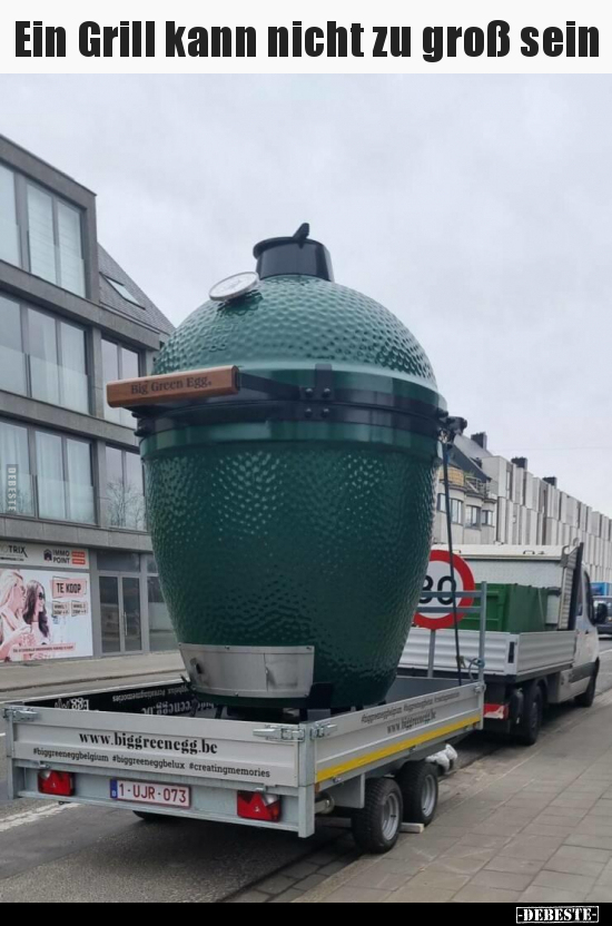 Ein Grill kann nicht zu groß sein..