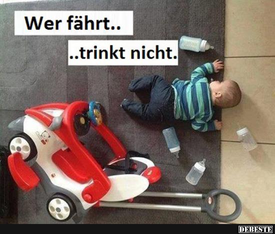 Wer fährt, trinkt nicht..