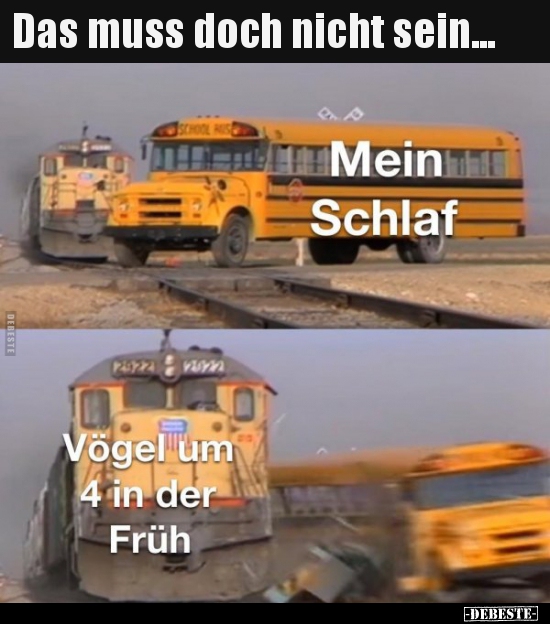 Das muss doch nicht sein...