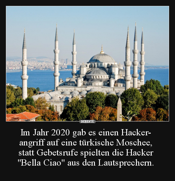 Im Jahr 2020 gab es einen Hackerangriff auf eine türkische.. - Lustige Bilder | DEBESTE.de
