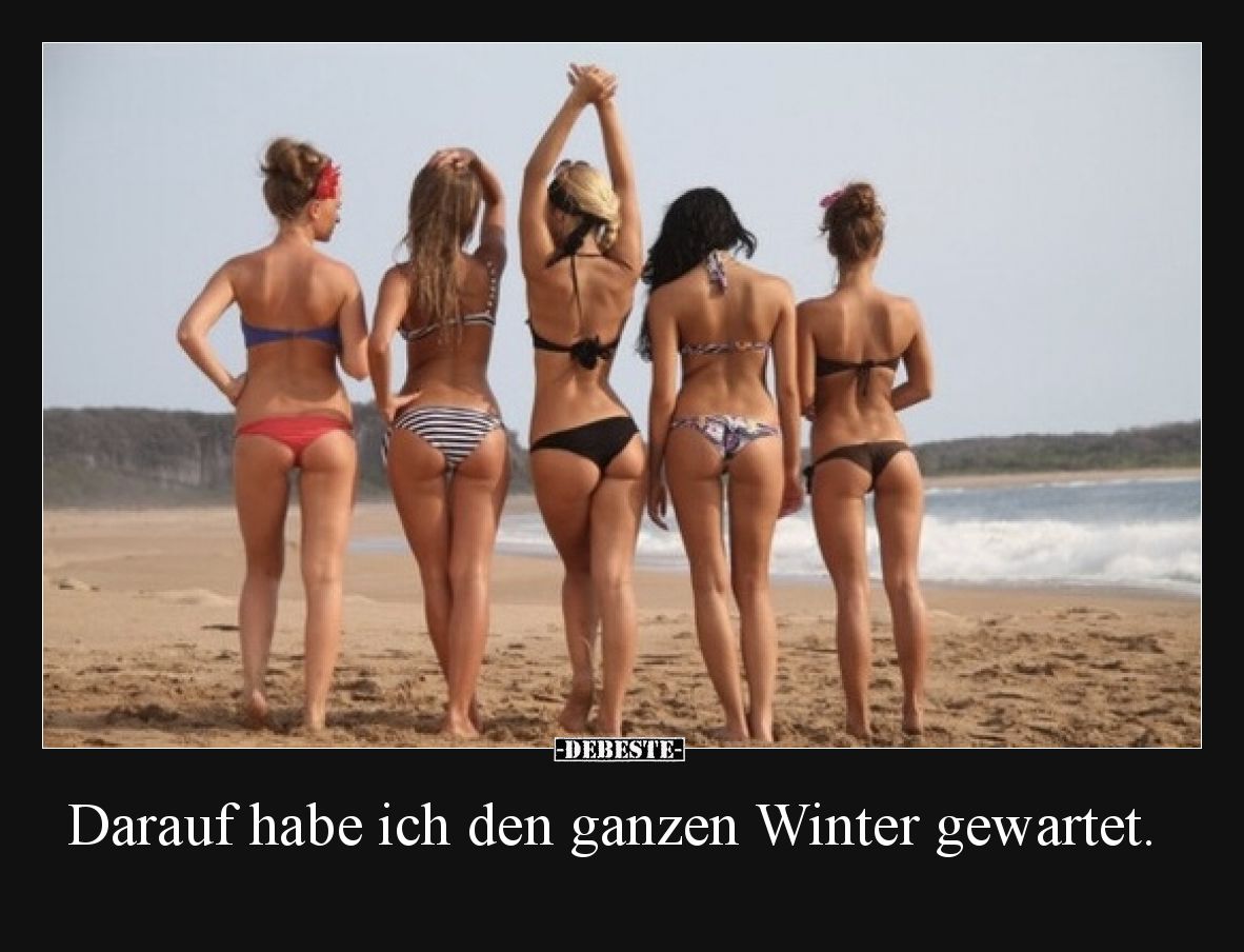 Darauf habe ich den ganzen Winter gewartet.