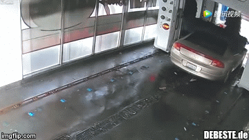 Wenn eine Waschanlage umkippt..