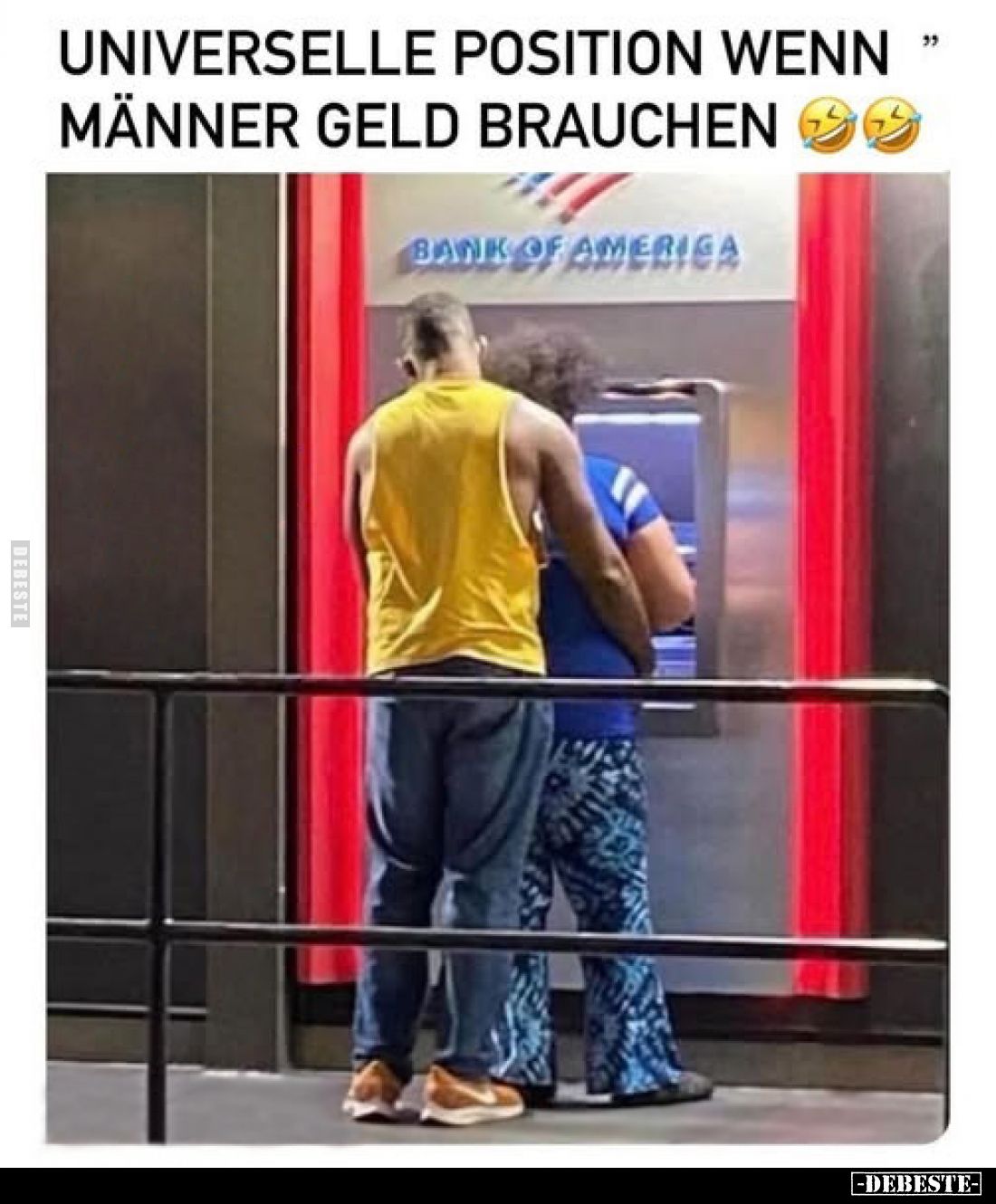 Universelle Position wenn Männer Geld brauchen.. - Lustige Bilder | DEBESTE.de