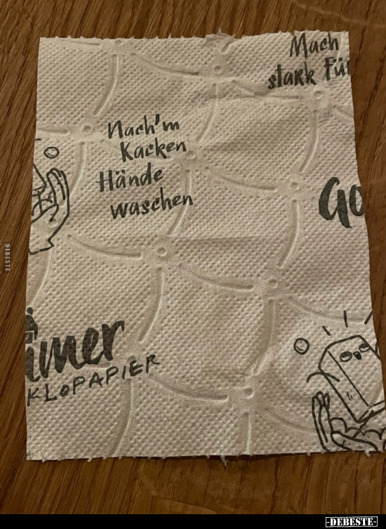 Klasse Klopapier.. - Lustige Bilder | DEBESTE.de