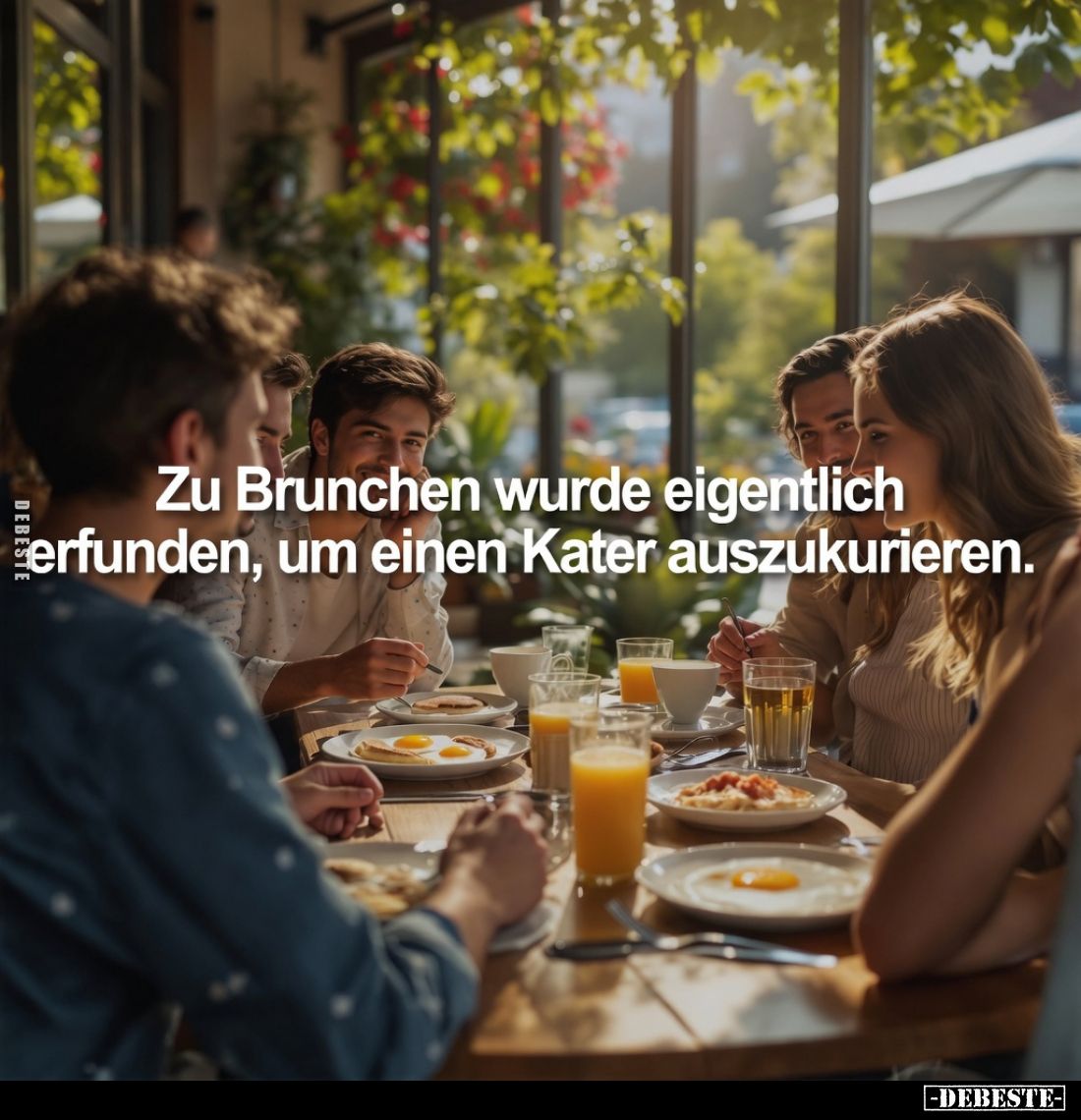 Zu Brunchen wurde eigentlich erfunden, um einen Kater auszukurieren.