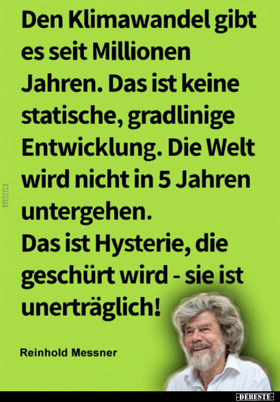 Klimawandel, Untergehen