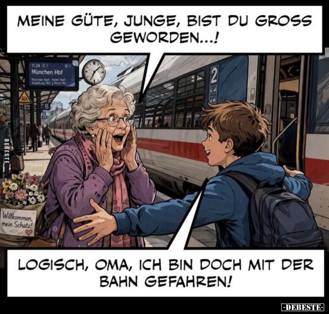 Meine Güte, Junge, bist du gross geworden...!.. - Lustige Bilder | DEBESTE.de
