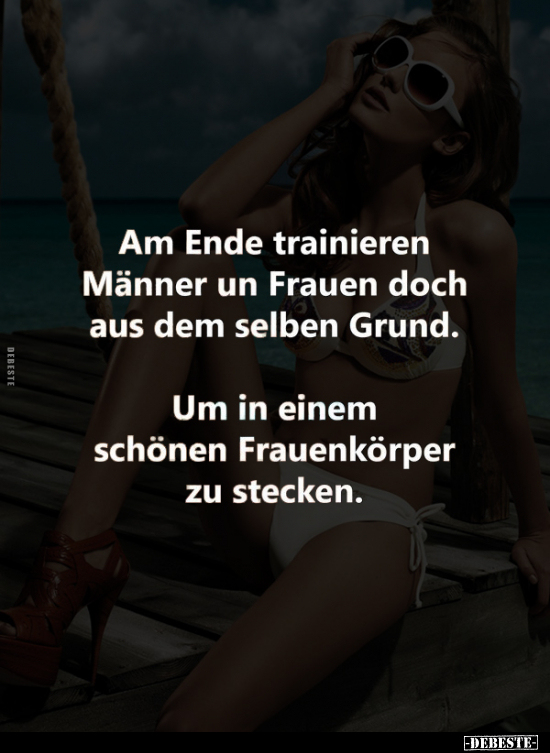 Am Ende trainieren Männer un Frauen.. - Lustige Bilder | DEBESTE.de