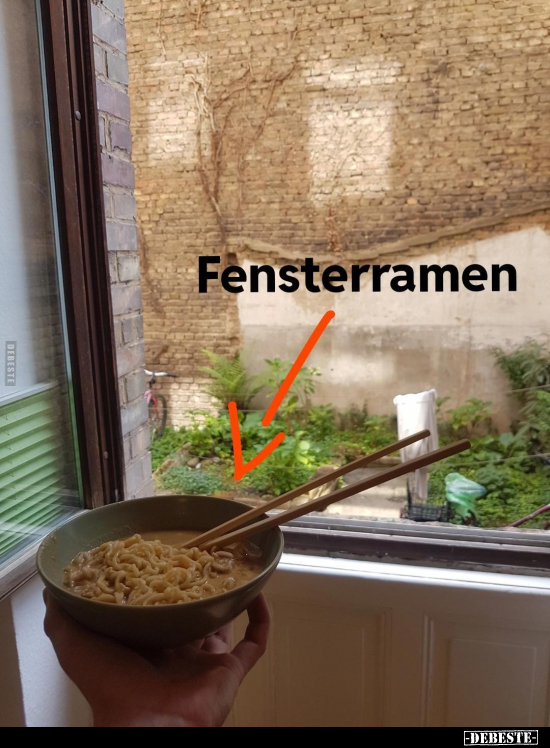 Fensterramen... - Lustige Bilder | DEBESTE.de