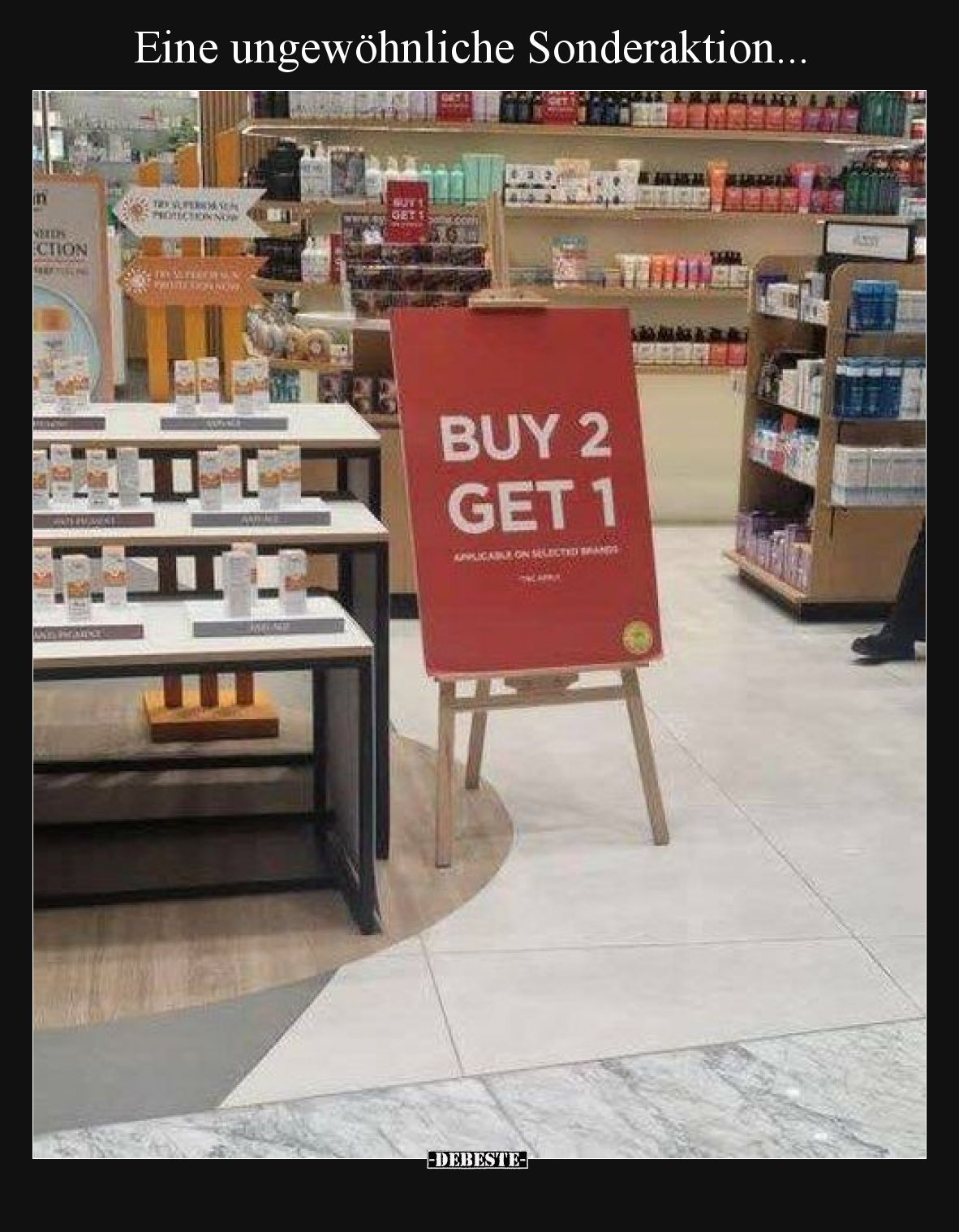 Eine ungewöhnliche Sonderaktion
