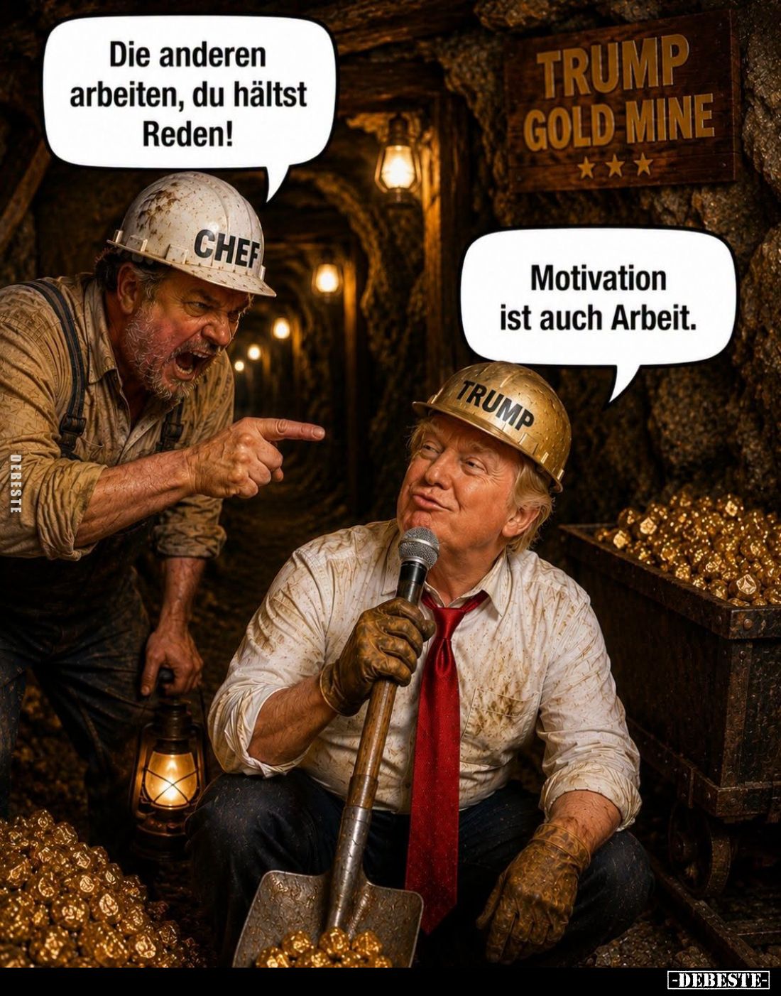 Die anderen arbeiten, du hältst Reden! - Motivation ist auch Arbeit.