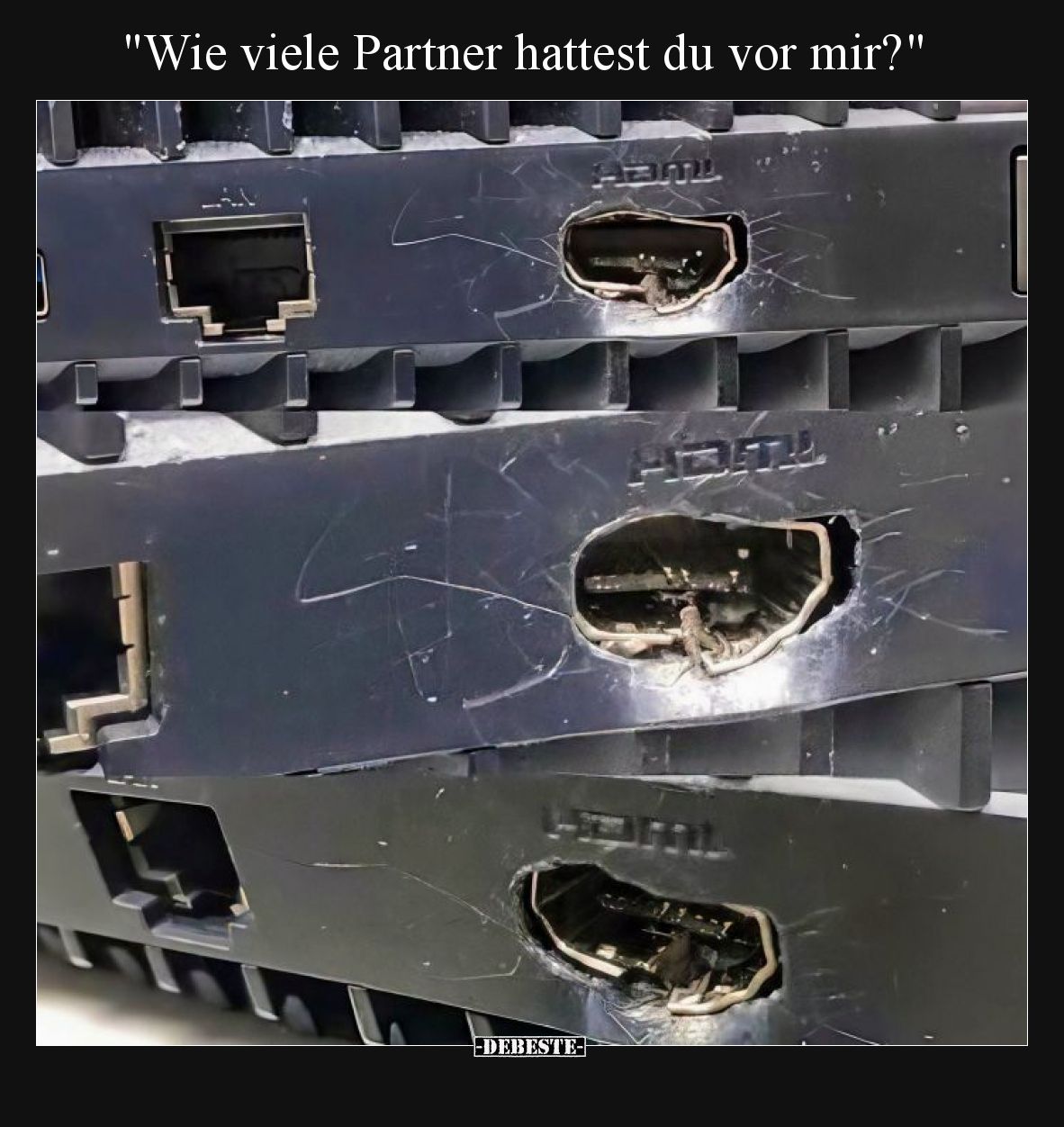 Wie viele Partner hattest du vor mir?