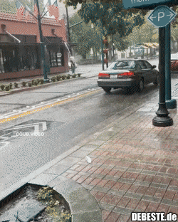 So kann man auch duschen..