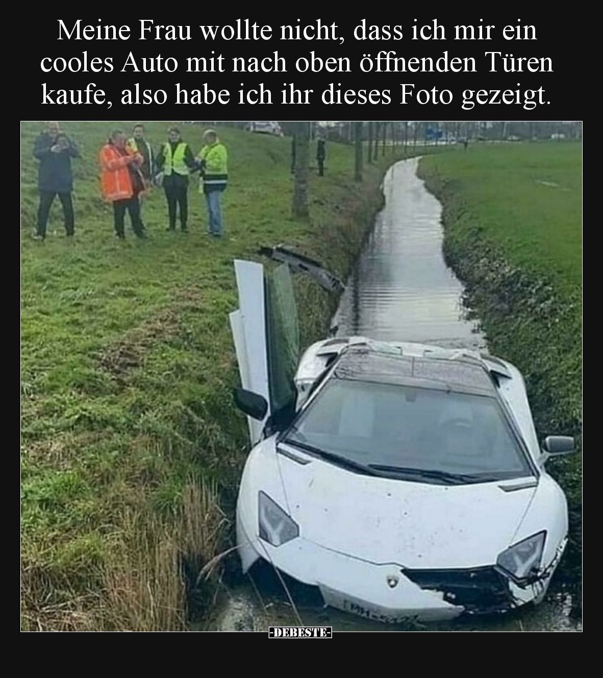 Meine Frau wollte nicht, dass ich mir ein cooles Auto mit.. - Lustige Bilder | DEBESTE.de