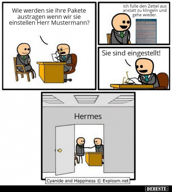 Ich fülle sie ihre Pakete austragen wenn wir sie..