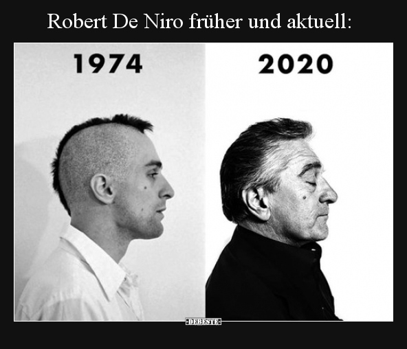 Robert De Niro früher und aktuell.. - Lustige Bilder | DEBESTE.de