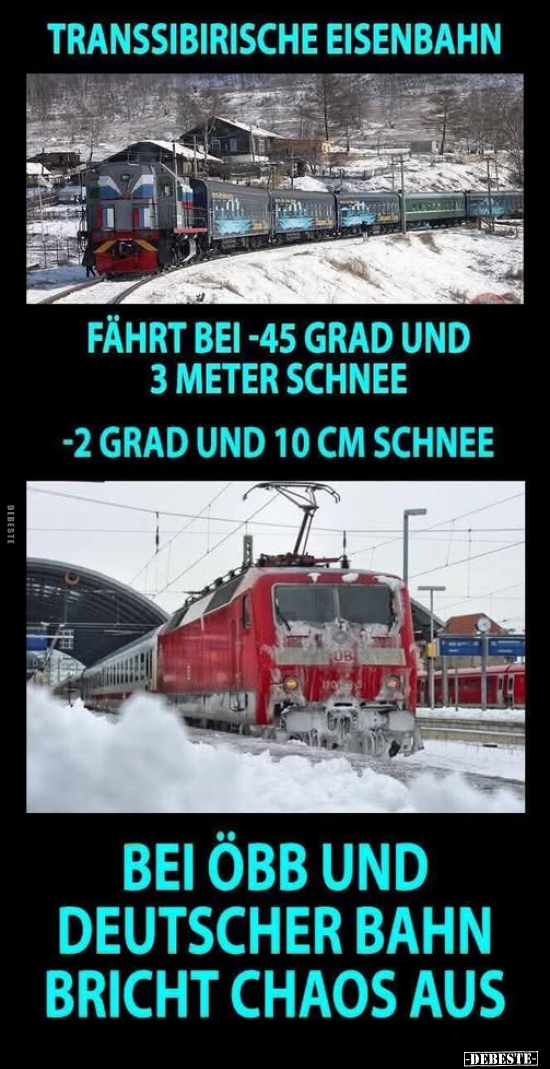 Eisenbahn, Schnee, Bahn, Chaos