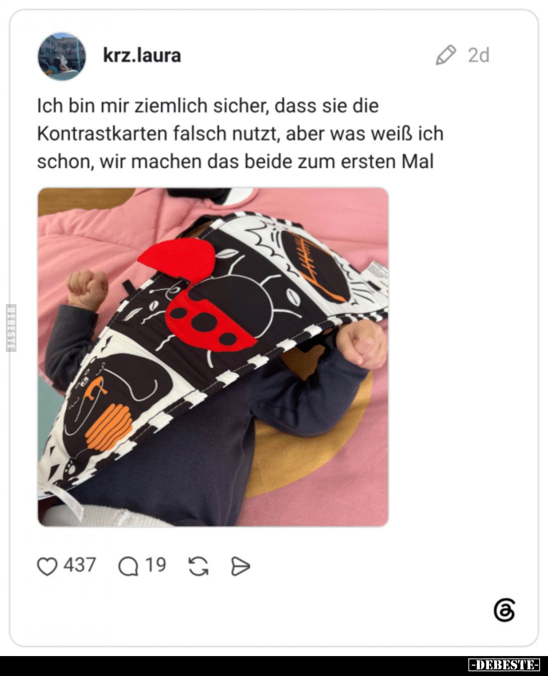 Ich bin mir ziemlich sicher, dass sie die Kontrastkarten falsch nutzt, aber was weiß ich schon, wir machen das beide zum erst...