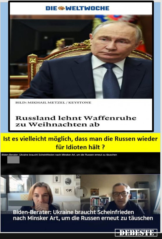Putin kein Idiot ? - Lustige Bilder | DEBESTE.de