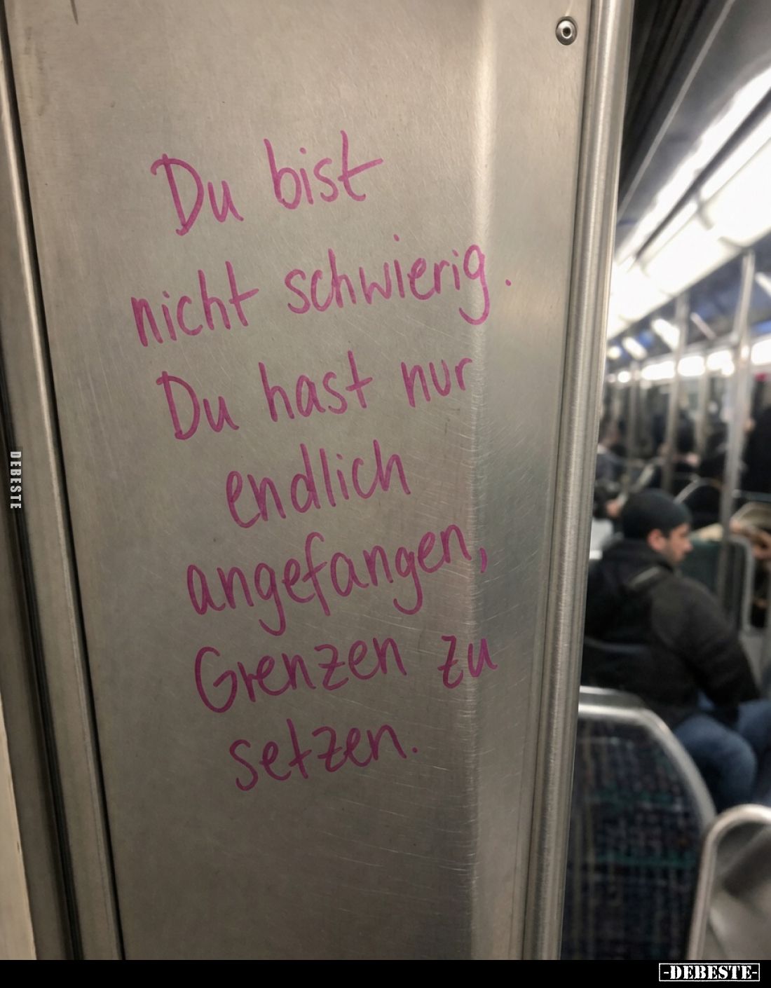 Du bist nicht schwierig. Du hast nur endlich angefangen, Grenzen zu setzen.