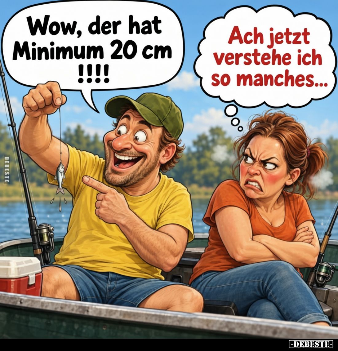 Wow, der hat Minimum 20 cm!!!!

Ach jetzt verstehe ich so manches...