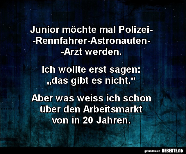Junior möchte mal Polizei-Rennfahrer... - Lustige Bilder | DEBESTE.de