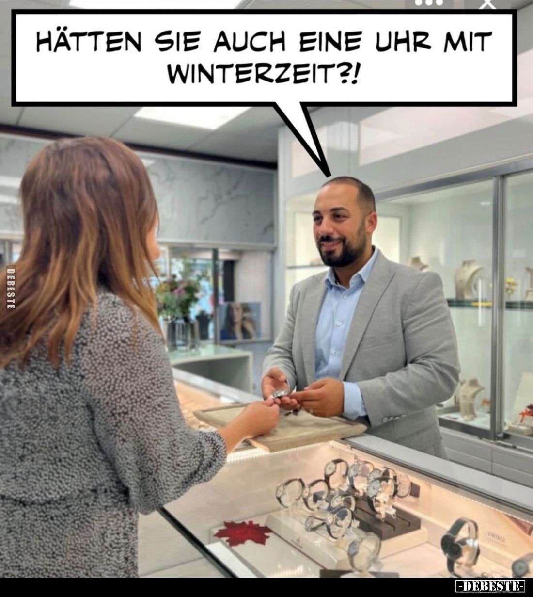 Hätten Sie auch eine Uhr mit Winterzeit?!