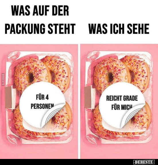 Was auf der Packung steht / Was ich sehe.. - Lustige Bilder | DEBESTE.de