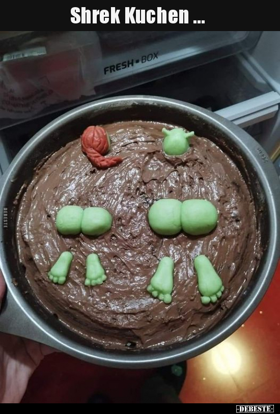Shrek Kuchen... - Lustige Bilder | DEBESTE.de